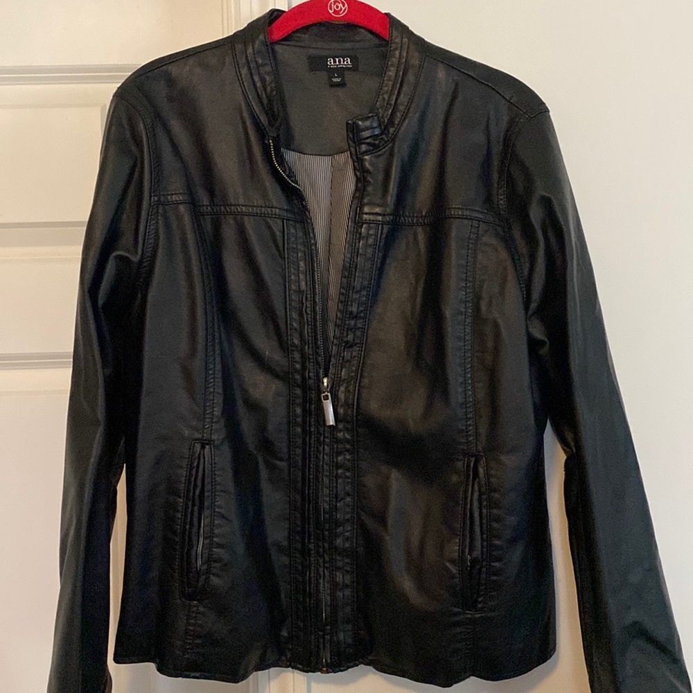 a.n.a women’s leather jacket size L